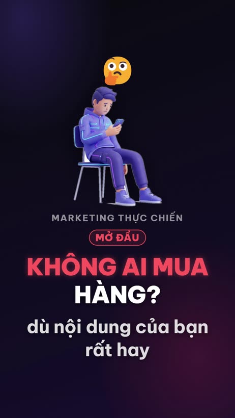 Cảnh mở đầu video kinetic typography 9:16